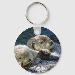 Sea-otters Key Ring