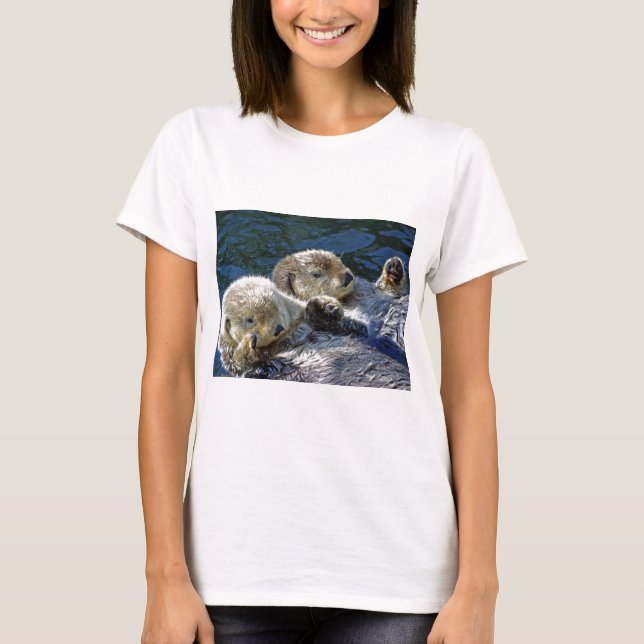 Sea-otters T-Shirt (Front)