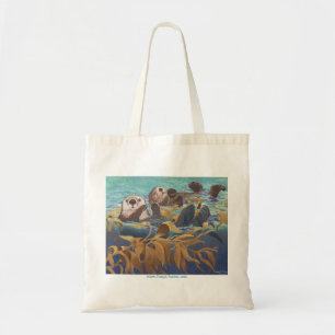 Sea Otters Tote Bag