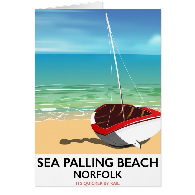 Sea Palling Beach Norfolk beach poster (Front)