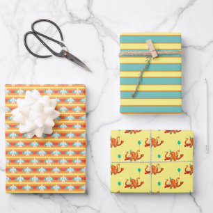 Sea Party Wrapping Paper Sheets