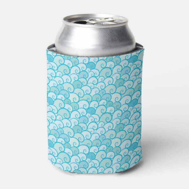 Sea Pattern Can Cooler (Can Front)