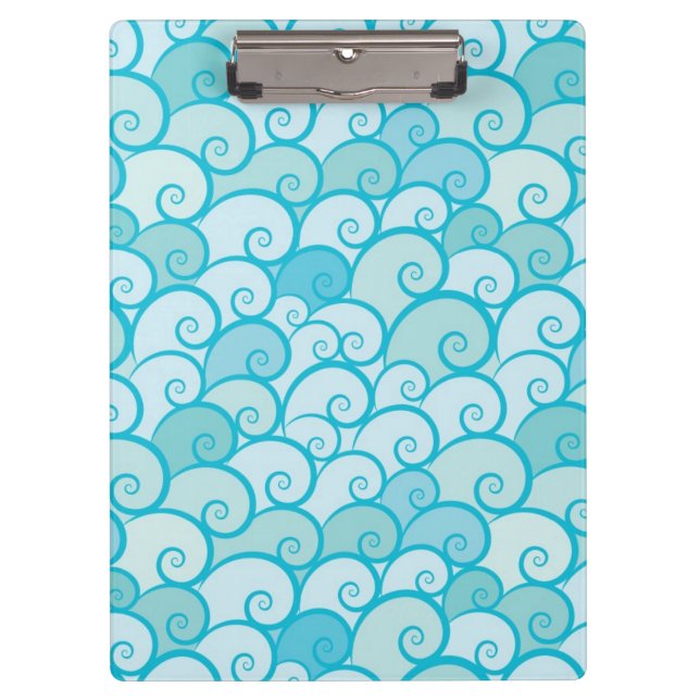 Sea Pattern Clipboard (Front)