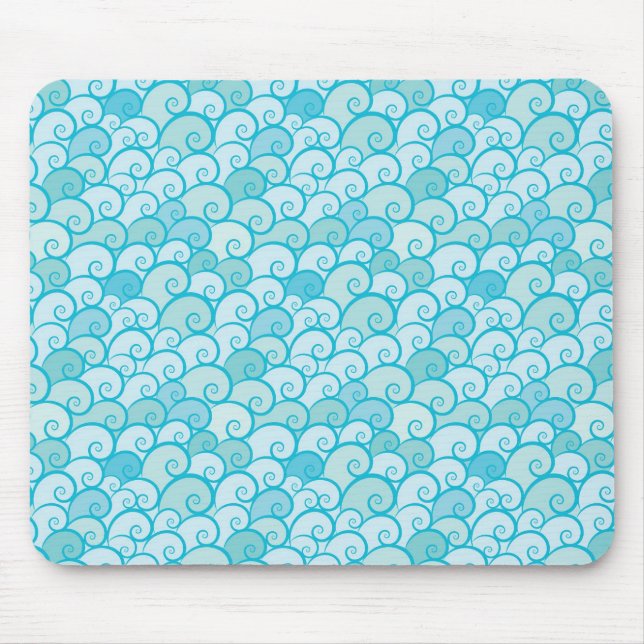 Sea Pattern Mouse Mat (Front)
