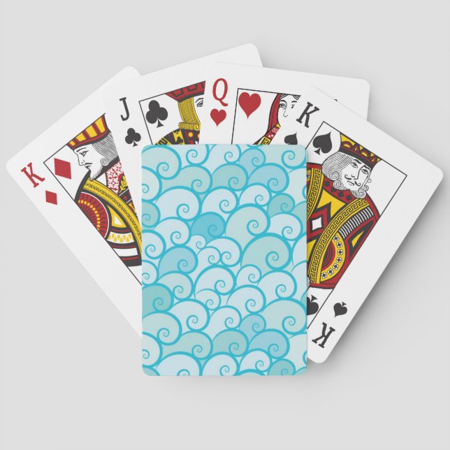 Sea Pattern Playing Cards (Back)