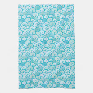 Sea Pattern Tea Towel
