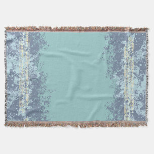 Sea patterned beach toned pattern throw blanket