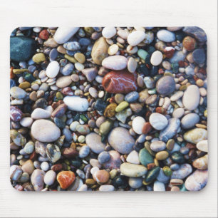 Sea Pebbles Beach Stones Rhodes Greece Mouse Mat