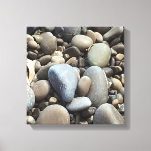 Sea Pebbles Italy Canvas Print