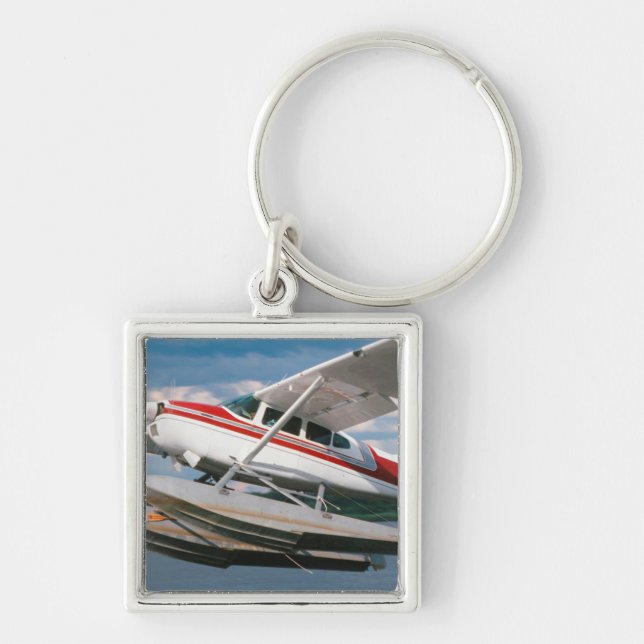 Sea Plane Taking Off, Victoria Falls, Zimbabwe Key Ring (Front)