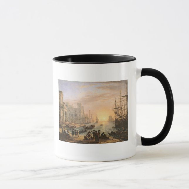 Sea Port at Sunset, 1639 Mug (Right)