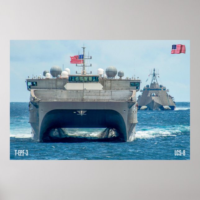 SEA POWER – US Naval Vessels Poster (Front)