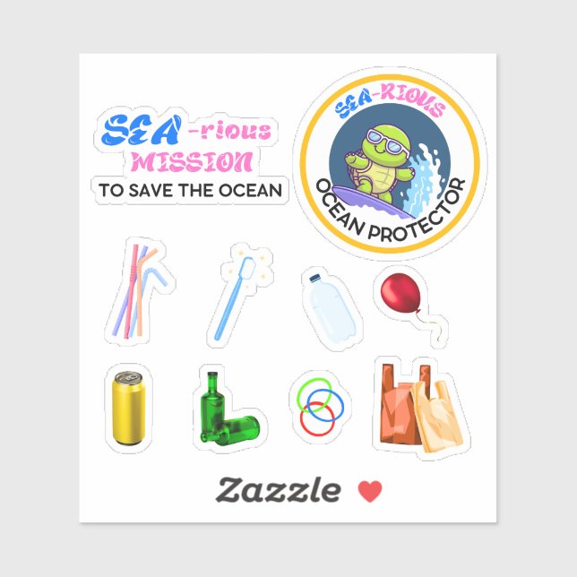 Sea-riously Fun Ocean Protector Scavenger Hunt (Sheet)