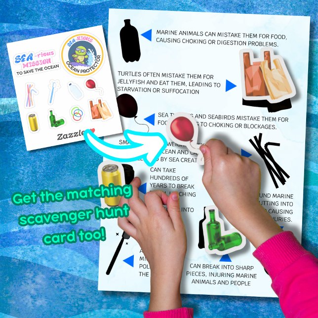 Sea-riously Fun Ocean Protector Scavenger Hunt (Creator Uploaded)