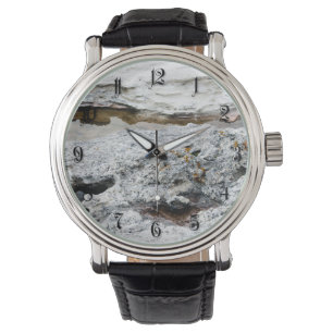 Sea rock pattern watch