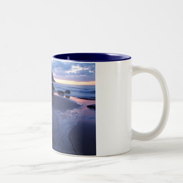 sea rock Two-Tone coffee mug (Right)