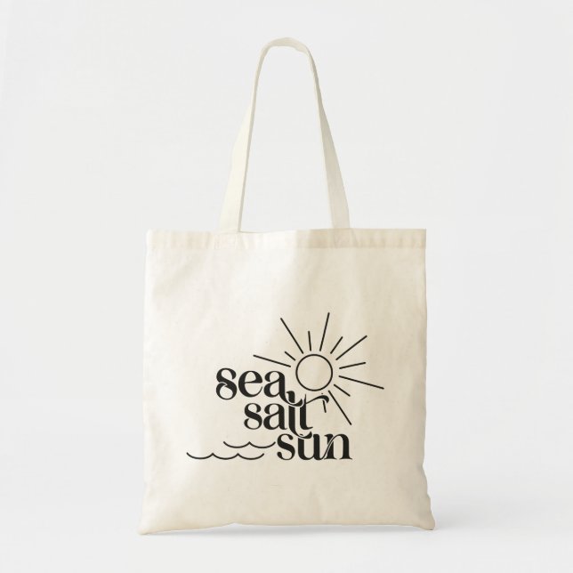 Sea Salt Sun Tote Bag (Front)