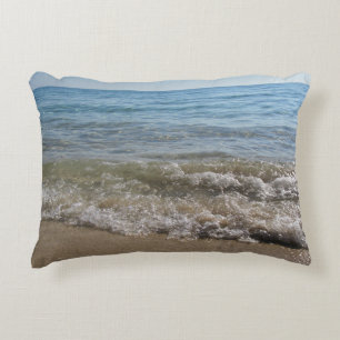 Sea & Sand Beach Waves   Decorative Cushion