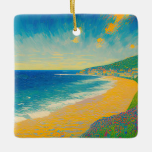 Sea Scape 07 Ceramic Ornament