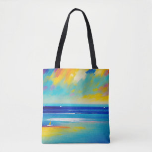 Sea Scape 10 “Stuck on the sand”.  Tote Bag