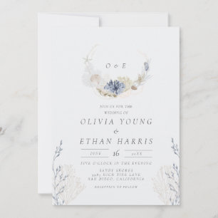 Sea Serenity Wedding Invitation