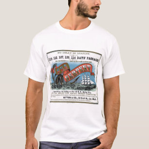 Sea Serpent Clipper Sailing T-Shirt