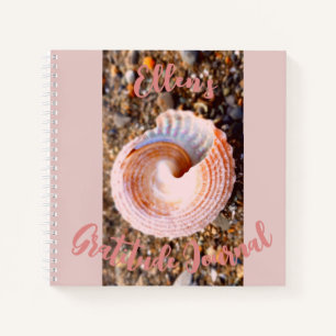 SEA SHELL BEACH NATURE PHOTO GRATITUDE JOURNAL