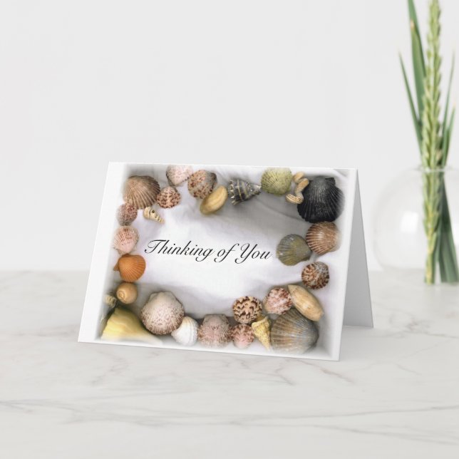 Sea Shell Bordered Template (Front)