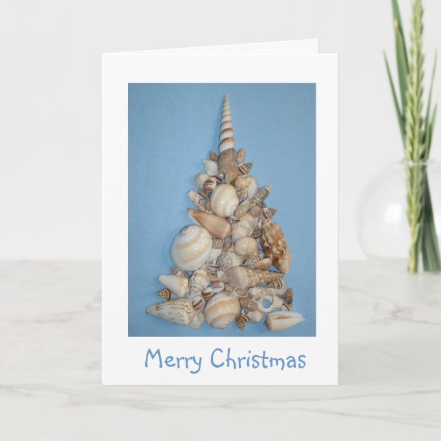 Sea Shell Christmas Card (Front)