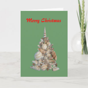 Sea Shell Christmas Card