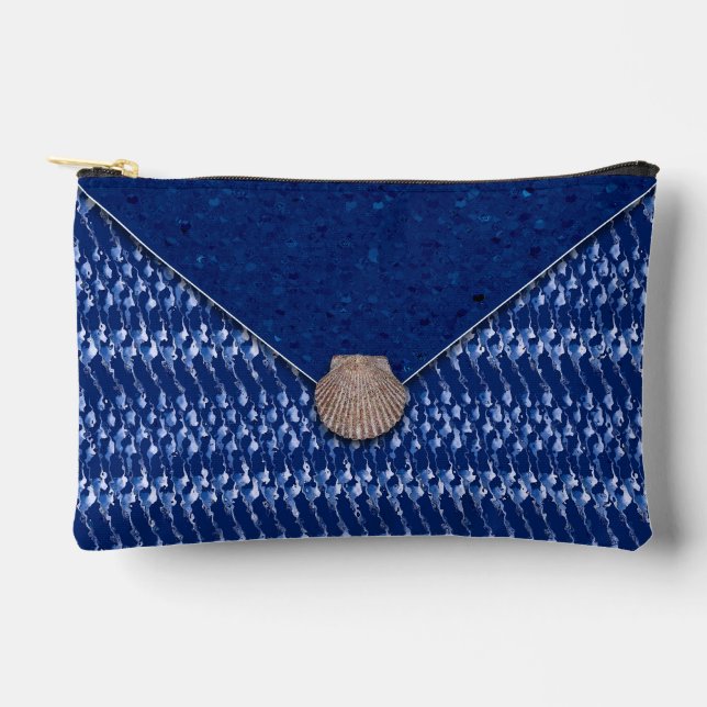 Sea Shell Clutch Bag Print Cut Sew Bag (Front)