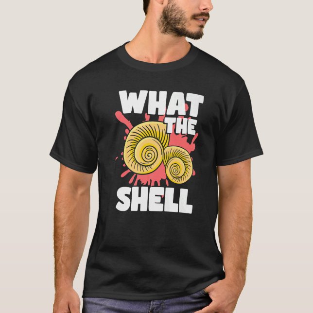 sea shell hunter and Conch Collector seashell hunt T-Shirt (Front)