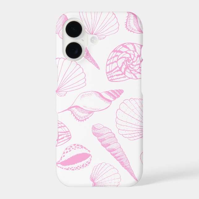 Sea Shell Illustration Pink (Back)