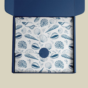Sea shell pattern tissue paper