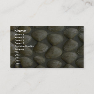 Sea-shell wall business card