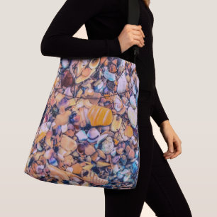 Sea Shells and Pebbles Crossbody Bag