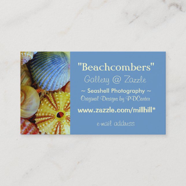 Sea Shells Business Business Card (Front)