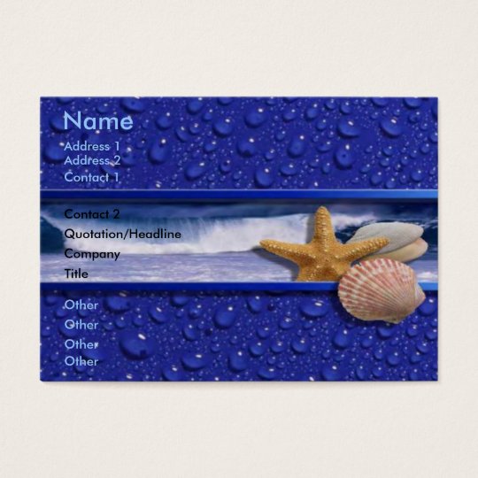 Sea Shells Business Card