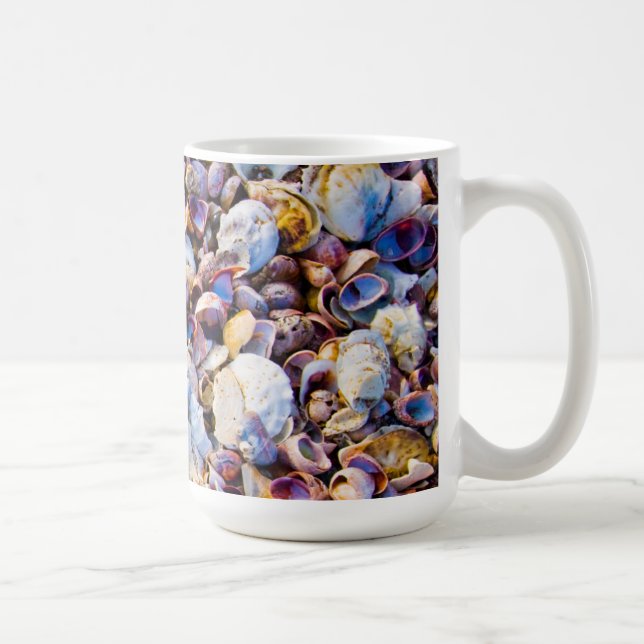 Sea Shells By The Sea Shore Coffee Mug (Right)