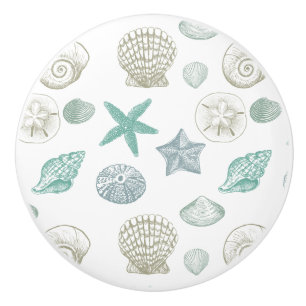 Sea Shells Ceramic Knob