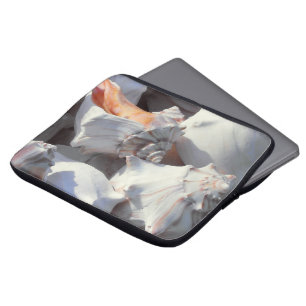 Sea Shells in sunlight and shadow Laptop Sleeve