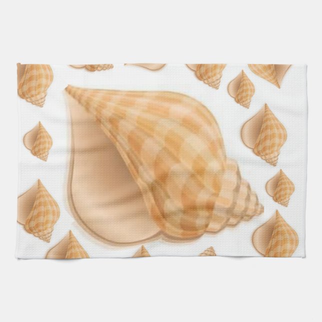 sea shells kitchen hand towels (Horizontal)