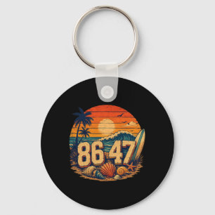 Sea Shells litical Patriotic Summer Key Ring