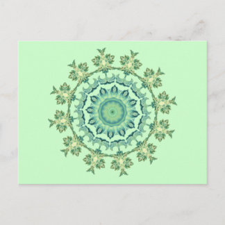 Sea Shells Mandala Postcard