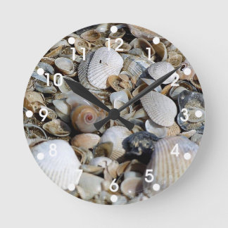 Sea Shells Medium Round Wall Clock
