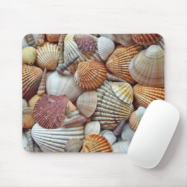 Sea Shells Mouse Mat (With Mouse)