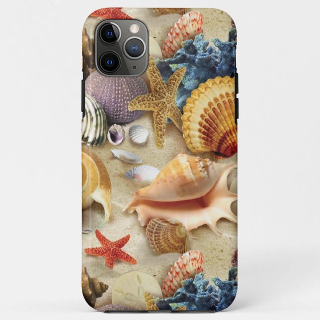 Sea shells on beach Case-Mate iPhone case (Back)