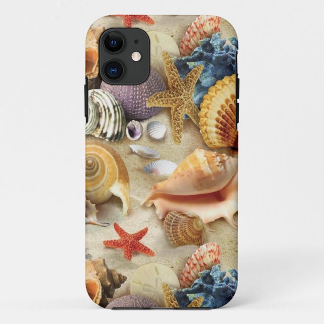 Sea shells on beach Case-Mate iPhone case (Back)