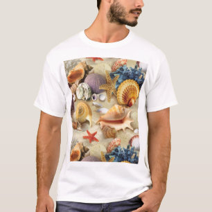 Sea shells on beach T-Shirt