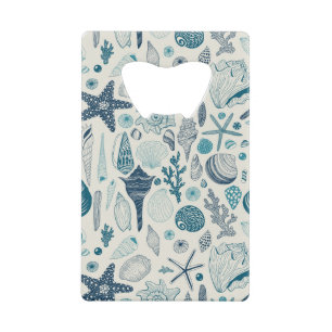 Sea shells on off white